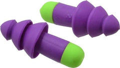 Moldex - Reusable, Uncorded, 27 dB, Flange Earplugs - Purple, 50 Pairs - Makers Industrial Supply