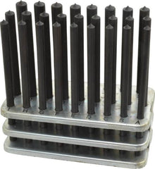 Value Collection - 26 Piece, Transfer Punch Set - Round Shank - Makers Industrial Supply