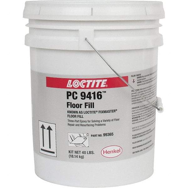 Loctite - 40 Lb Kit Gray Epoxy Resin Filler/Repair Caulk - -20 to 225°F Operating Temp, 6 min Tack Free Dry Time, 24 hr Full Cure Time, Series 135 - Makers Industrial Supply