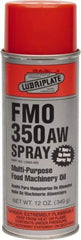 Lubriplate - 9.5 oz Aerosol Mineral Multi-Purpose Oil - SAE 20, ISO 68, 65 cSt at 40°C & 9 cSt at 100°C, Food Grade - Makers Industrial Supply