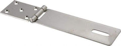 Made in USA - 1.88" Long x 8-3/4" Wide, Hasp - Stainless Steel - Makers Industrial Supply