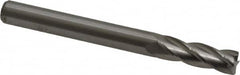 M.A. Ford - 1/4", 4 Flute, Single End, Solid Carbide, 0.02" Corner Radius End Mill - 2-1/2" OAL, 30° Helix, Right Hand Flute, 3/4" LOC, Right Hand Cut - Makers Industrial Supply