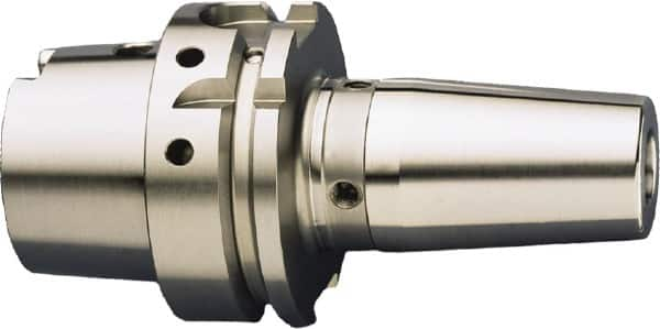 HAIMER - 5/8" Hole Diam, HSK100A Taper Shank Shrink Fit Tool Holder & Adapter - 6.3" Projection, 1.06" Nose Diam, 1.97" Clamping Depth, 25,000 RPM, Through Coolant - Exact Industrial Supply