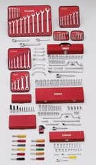 Proto - 194 Piece 1/4, 3/8 & 1/2" Drive Master Tool Set - Tools Only - Makers Industrial Supply