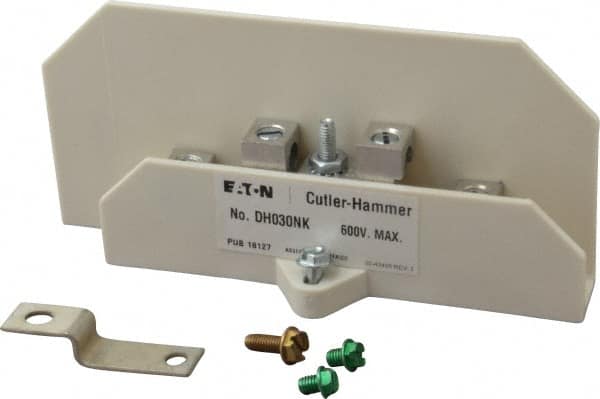 Eaton Cutler-Hammer - 30 to 60 Amp, Safety Switch Neutral Block - For Use with Heavy Duty Safety Switches - Makers Industrial Supply