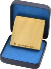 Made in USA - Rockwell B Scale, Hardness Calibration Test Block - B40 Hardness, Low Hardness Range Description, 2 Piece - Makers Industrial Supply