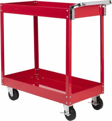 Sunex Tools - 350 Lb Capacity, 17" Wide x 34" Long x 33" High Service Cart - 2 Shelf, Steel - Makers Industrial Supply