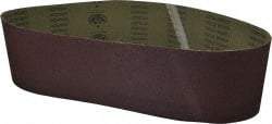 Tru-Maxx - 6" Wide x 48" OAL, 180 Grit, Aluminum Oxide Abrasive Belt - Aluminum Oxide, Very Fine, Coated, X Weighted Cloth Backing - Makers Industrial Supply