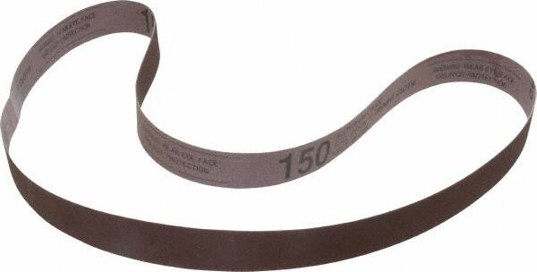 Tru-Maxx - 1" Wide x 42" OAL, 150 Grit, Aluminum Oxide Abrasive Belt - Aluminum Oxide, Very Fine, Coated, X Weighted Cloth Backing - Makers Industrial Supply