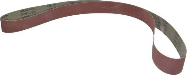 Tru-Maxx - 2" Wide x 72" OAL, 320 Grit, Aluminum Oxide Abrasive Belt - Aluminum Oxide, Extra Fine, Coated, X Weighted Cloth Backing - Makers Industrial Supply