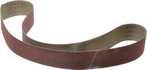 Tru-Maxx - 2" Wide x 48" OAL, 150 Grit, Aluminum Oxide Abrasive Belt - Aluminum Oxide, Very Fine, Coated, X Weighted Cloth Backing - Makers Industrial Supply