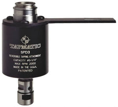 Tapmatic - Model SPD-5, No. 6 Min Tap Capacity, 1/2 Inch Max Mild Steel Tap Capacity, 7/8-20 Mount Tapping Head - 22100 (J421), 22000 (J422) Compatible, Includes Tap Clamping Wrenches and 2 collets, for CNC and Manual Machines - Exact Industrial Supply