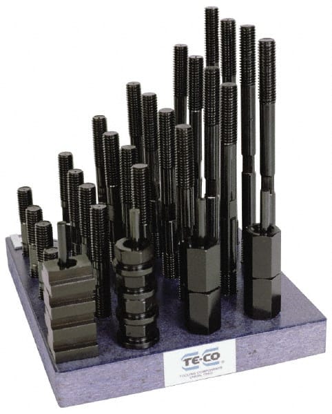 TE-CO - T-Nut & Stud Kits Stud Thread Sizes: 3/8-16 T-Slot Size (Inch): 9/16 - Makers Industrial Supply