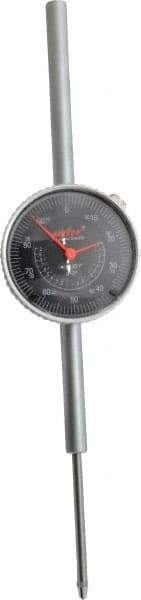 Value Collection - 2" Range, 0-100 Dial Reading, 0.001" Graduation Dial Drop Indicator - 2.28" Dial, Revolution Counter - Makers Industrial Supply