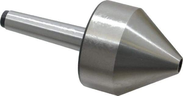 Interstate - MT2 Taper Shank, 2.48" Head Diam Live Center - 2.48" Head Length, 0.46" Point Diam, 1.42" Point Len, 396.83 Lb Max Workpc, 5.35" OAL, Bull Nose Point - Makers Industrial Supply