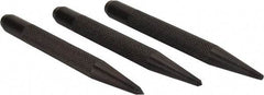 Value Collection - 3 Piece, 5/32", Pin Punch Set - Round Shank - Makers Industrial Supply