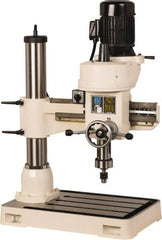 Vectrax - 38-1/2" Swing, Step Pulley Drill Press - 5 Speed, 1-1/2 hp, Single Phase - Makers Industrial Supply