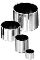 Bunting Bearing - 3/16" Inside x 1/4" Outside Diam, Steel Sleeve Bearing - 1/2" OAL - Makers Industrial Supply