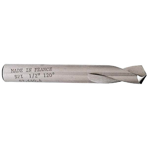 Magafor - 0.63" Body Diam, 120° Point, Cobalt, 4-3/4" Overall Length, Spotting Drill - Makers Industrial Supply