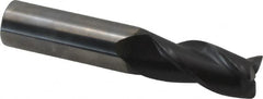 Accupro - 3/4", 3 Flute, Single End, Solid Carbide, 0.03" Corner Radius End Mill - 4" OAL, 35° Helix, Right Hand Flute, 1-5/8" LOC, Right Hand Cut - Makers Industrial Supply