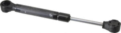 Value Collection - 0.24" Rod Diam, 0.59" Tube Diam, 40 Lb Capacity, Fixed Force Gas Spring - 7.5" Extended Length, 2" Stroke Length, Plastic Ball Socket, Black Nitride Piston - Makers Industrial Supply