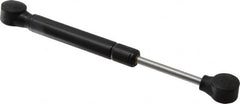 Value Collection - 0.24" Rod Diam, 0.59" Tube Diam, 60 Lb Capacity, Fixed Force Gas Spring - 7.5" Extended Length, 2" Stroke Length, Plastic Ball Socket, Black Nitride Piston - Makers Industrial Supply