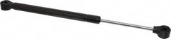 Value Collection - 0.24" Rod Diam, 0.59" Tube Diam, 20 Lb Capacity, Fixed Force Gas Spring - 12" Extended Length, 3.5" Stroke Length, Plastic Ball Socket, Black Nitride Piston - Makers Industrial Supply