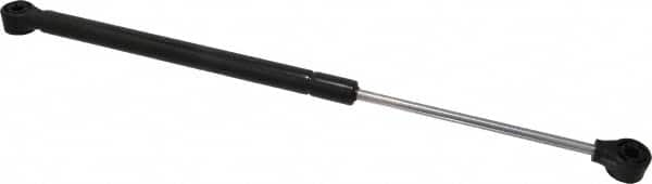 Value Collection - 0.24" Rod Diam, 0.59" Tube Diam, 20 Lb Capacity, Fixed Force Gas Spring - 14.5" Extended Length, 5" Stroke Length, Plastic Ball Socket, Black Nitride Piston - Makers Industrial Supply