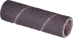 Made in USA - 50 Grit Aluminum Oxide Coated Spiral Band - 1/2" Diam x 2" Wide, Coarse Grade - Makers Industrial Supply