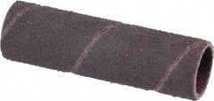 Made in USA - 80 Grit Aluminum Oxide Coated Spiral Band - 1/2" Diam x 2" Wide, Medium Grade - Makers Industrial Supply