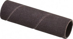 Made in USA - 120 Grit Aluminum Oxide Coated Spiral Band - 1/2" Diam x 2" Wide, Fine Grade - Makers Industrial Supply