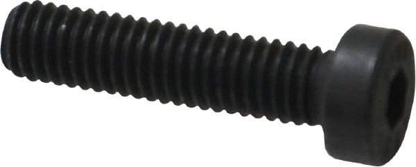 Value Collection - M6x1.00 Metric Coarse Hex Socket Drive, Low Socket Cap Screw - Grade 10.9 Alloy Steel, Black Oxide Finish, Fully Threaded, 25mm Length Under Head - Makers Industrial Supply