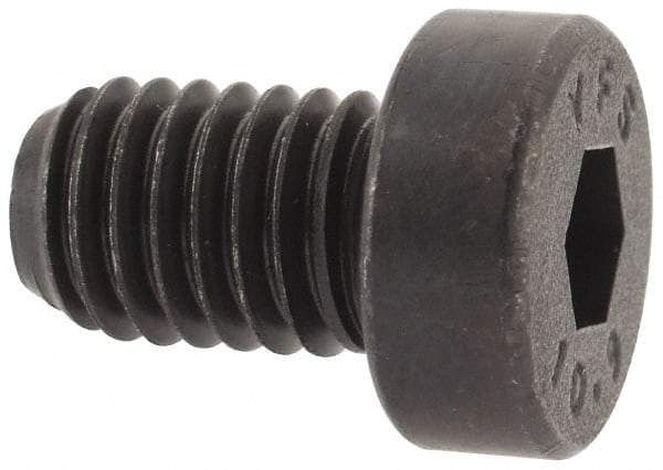 Value Collection - M8x1.25 Metric Coarse Hex Socket Drive, Low Socket Cap Screw - Grade 10.9 Alloy Steel, Black Oxide Finish, Fully Threaded, 12mm Length Under Head - Makers Industrial Supply