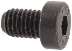 Value Collection - M8x1.25 Metric Coarse Hex Socket Drive, Low Socket Cap Screw - Grade 10.9 Alloy Steel, Black Oxide Finish, Fully Threaded, 12mm Length Under Head - Makers Industrial Supply