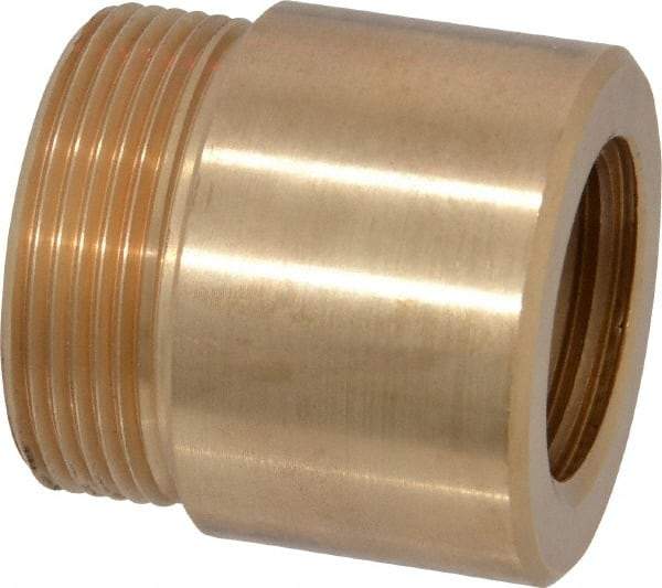 Keystone Threaded Products - 1-1/2" Long, 1-1/2" High, 1/2" Thread Length, Bronze, Right Hand, Round, Precision Acme Nut - 1.375-16 Thread Size, 2C Class of Fit - Makers Industrial Supply