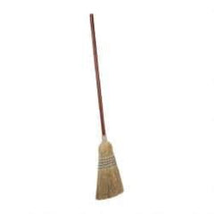 Rubbermaid - Corn Bristle Broom - Wood Handle, 12" Wide - Makers Industrial Supply