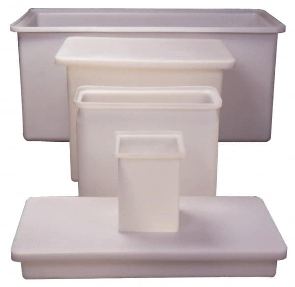 Made in USA - Rectangular Polyethylene Tank Cover - 36" Wide x 72" Long x 1/4" Thick - Makers Industrial Supply