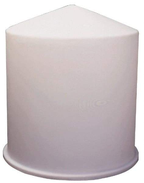 Made in USA - Round Polyethylene Tank Cover for 250 Gallon Container - 42" Wide x 1/4" Thick - Makers Industrial Supply