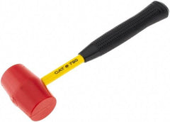 No-Mar - 5/8 Lb Head 1-5/8" Face Urethane Hammer - Fiberglass Handle - Makers Industrial Supply