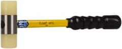 No-Mar - 1-1/4 Lb Head 1-1/2" Face Steel Hammer - Fiberglass Handle - Makers Industrial Supply