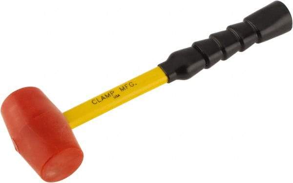 No-Mar - 1-3/8 Lb Head 2-1/16" Face Urethane Hammer - Fiberglass Handle - Makers Industrial Supply