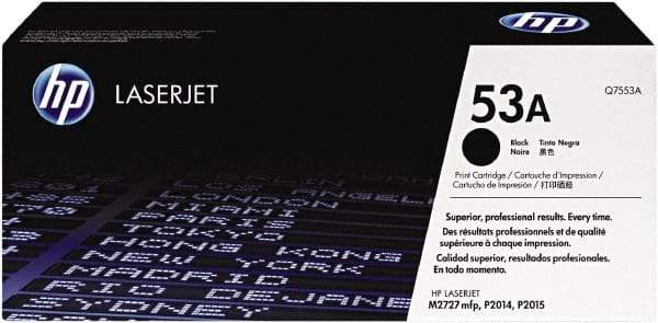 Hewlett-Packard - Black Toner Cartridge - Use with HP LaserJet P2015, M2727nf MFP - Makers Industrial Supply