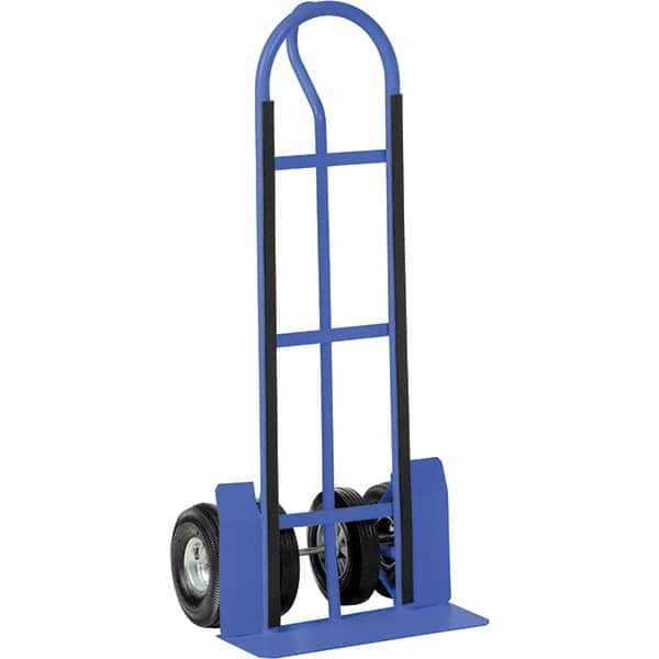 Vestil - 600 Lb Capacity 52" OAH Hand Truck - P Handle, Steel, Pneumatic Wheels - Makers Industrial Supply