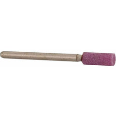 Grier Abrasives - 3/16 x 1/2" Head Diam x Thickness, W154, Cylinder, Aluminum Oxide Mounted Point - Makers Industrial Supply