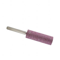 Grier Abrasives - 1 x 2" Head Diam x Thickness, W222, Cylinder, Aluminum Oxide Mounted Point - Makers Industrial Supply