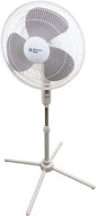 Comfort Zone - 16" Blade, 445 Max CFM, Standing Fan - 0.42 Amps, 120 Volts, 3 Speed - Makers Industrial Supply