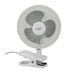 Comfort Zone - 6" Blade, 55 Max CFM, Clip Fan - 0.125 Amps, 115 Volts, 2 Speed - Makers Industrial Supply