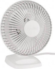 Air King - 6" Blade, 191 Max CFM, Desk Fan - 0.19/0.14 Amps, 120 Volts, 2 Speed - Makers Industrial Supply