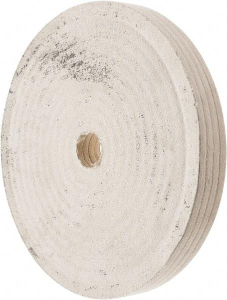 Divine Brothers - 10" Diam x 1" Thick Unmounted Buffing Wheel - Polishing Wheel, 1-1/4" Arbor Hole - Makers Industrial Supply