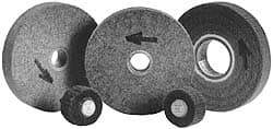 Standard Abrasives - 2" Diam, 3/4" Face Width, 1/4" Center Hole, Medium Grade, Aluminum Oxide Deburring Wheel - Unitized, Hard Density 8 Grade, 22,000 RPM - Makers Industrial Supply